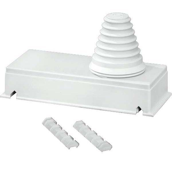 Hensel FP FG 272 Flansch Kunststoff (B x H) 110 mm x 50 mm 1 St. 68000071 Image
