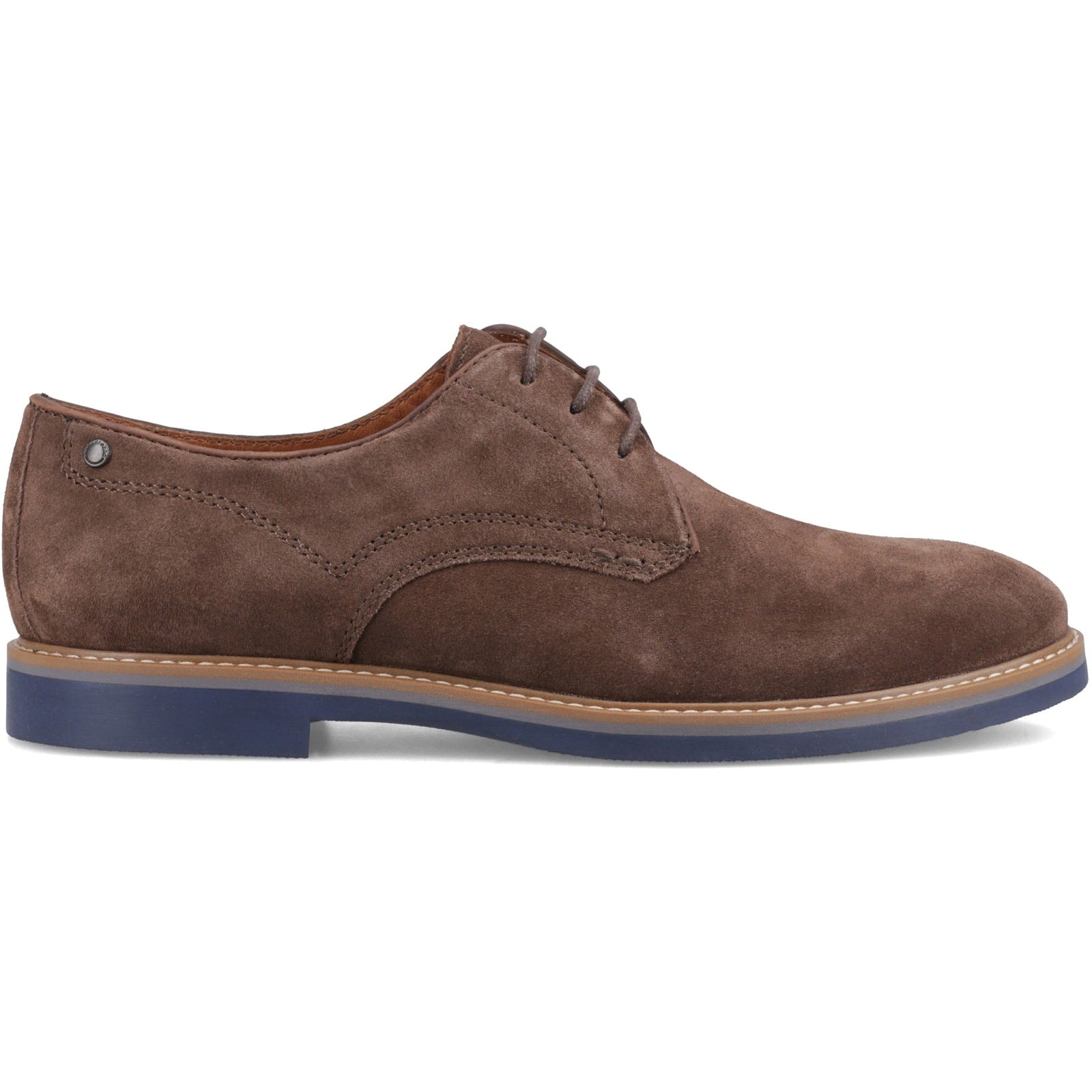 Base London Strand Herren Derby Schuhe Braun