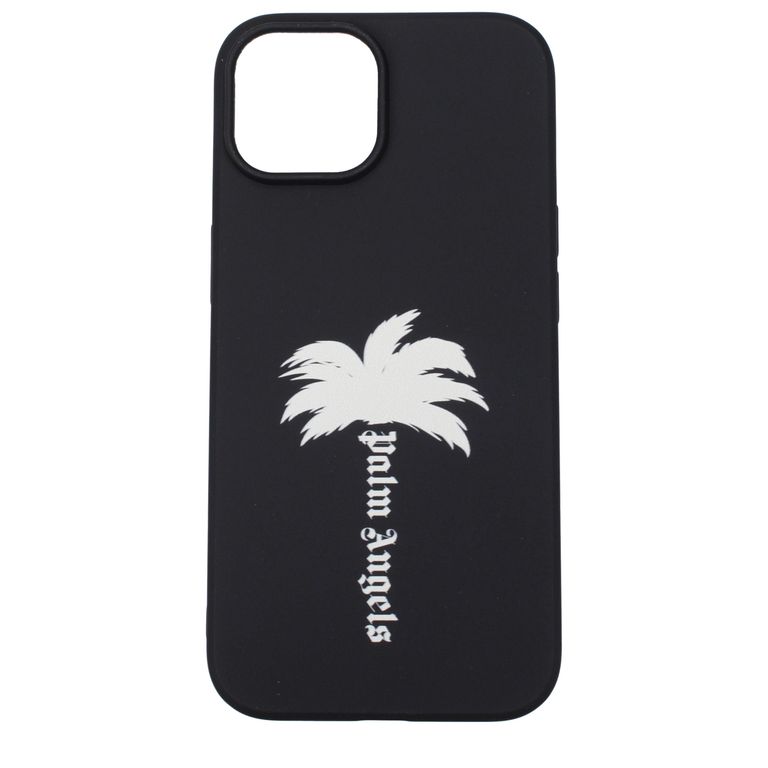 I Phone Case I Phone 15 Polyurethane - Black - Palm Angels Cases