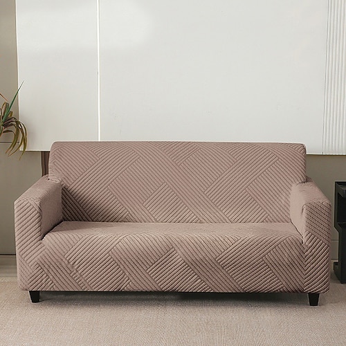Wasserabweisender Stretch-Sofabezug, Jacquard-Überzug, rutschfest, waschbar, Möbelschutz, haustierfreundlich für Wohnzimmer Image