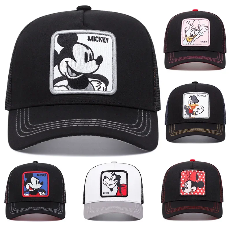 Cappello da Baseball in Cotone di Alta Qualità con Stampa Anime e Cartoni Animati, Snapback Unisex, Cappello Hip Hop, Cappello Trucker con Rete, Dropshipping