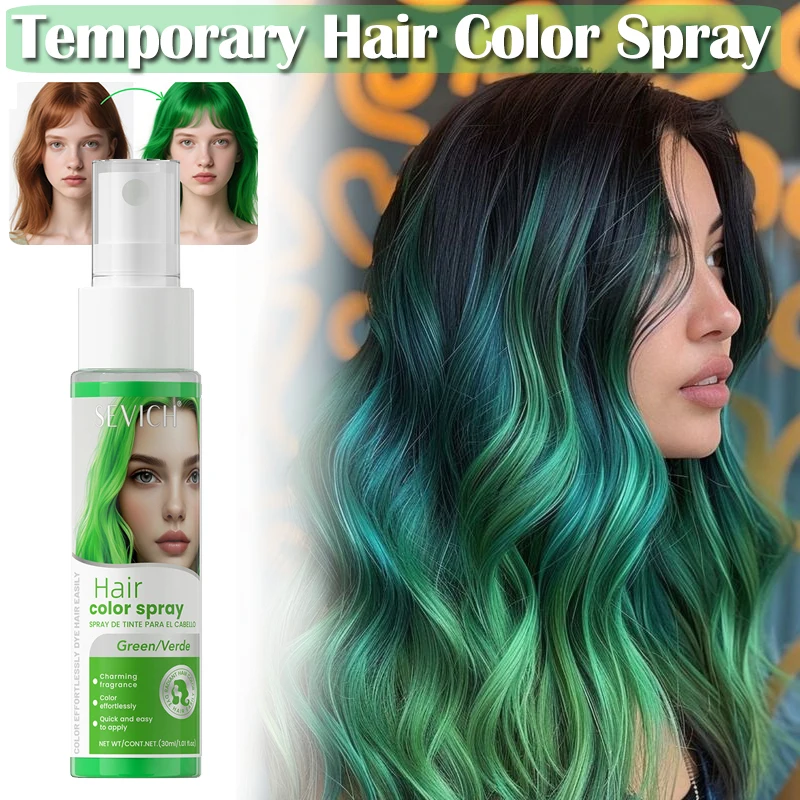 8 colori Spray per capelli Spray temporaneo per capelli Spray per tinture per capelli usa e getta Stick Prodotti per lo styling dei capelli in polvere di gesso per capelli una tantum