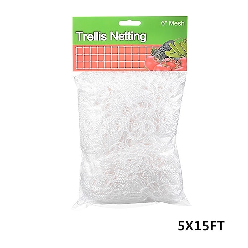 Kletternetz für den Garten, Rankgitter, robuste Pflanzenstütze für Blumen, Gemüse, Weinreben und Obstgärten Image