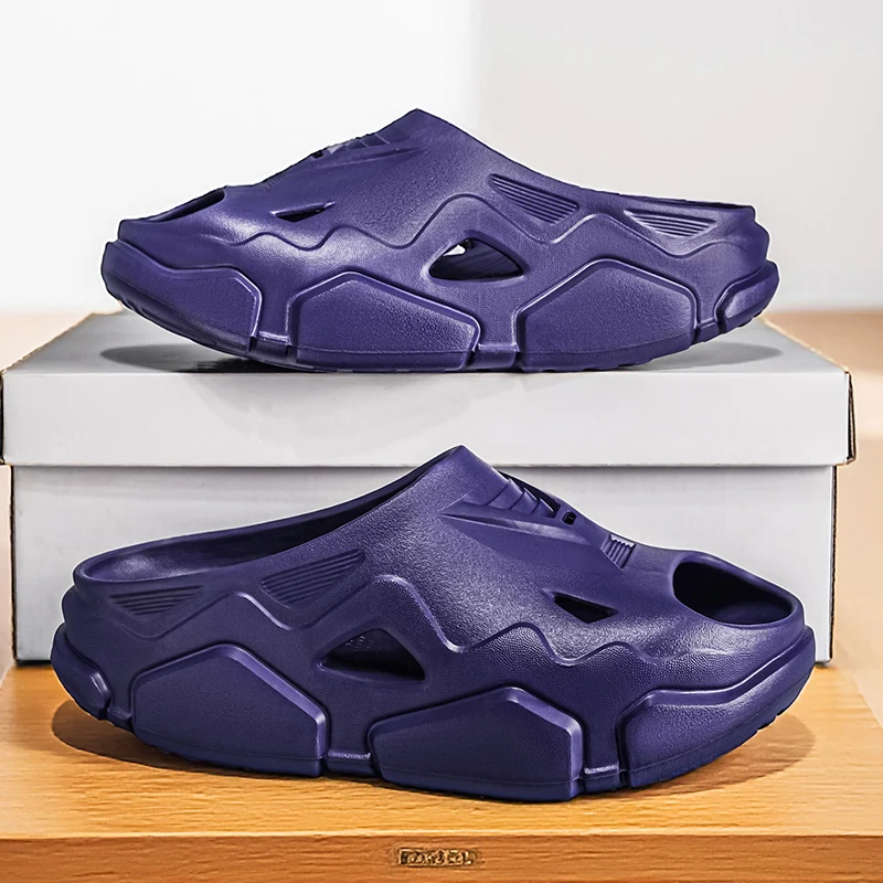 Nuove Ciabatte Estive in EVA per Uomo, Sandali Morbidi da Interno ed Esterno, Scarpe Casual da Spiaggia e Giardino, Pantofole da Casa per Uomo e Donna