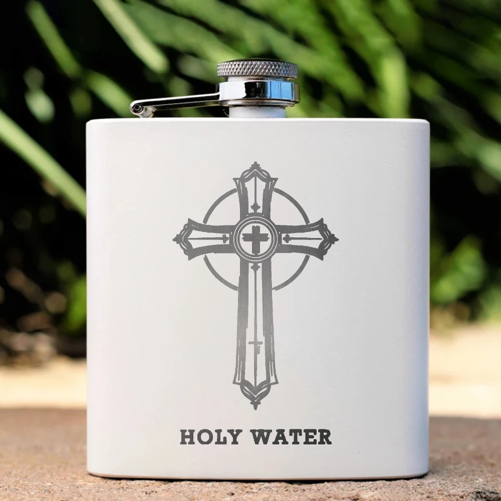 7oz Tragbare Taschenflasche aus Edelstahl mit Lederummantelung Vatertags-Geschenk für Whiskey- und Alkoholliebhaber Herren-Likörflasche Image