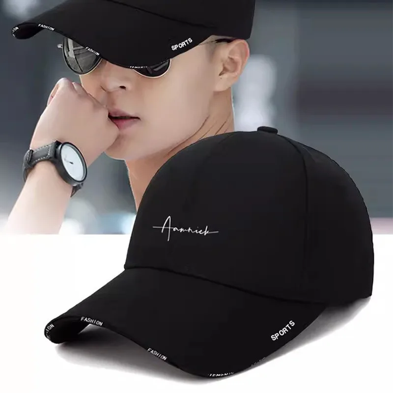 Sommerlicher Anti-UV-Buchstaben-Print-Anglerhut – Sport-Golf-Baseball-Sonnenhut, Unisex-Paarhut, Hip-Hop-Lauf- und Wander-Club-Truck-Visor