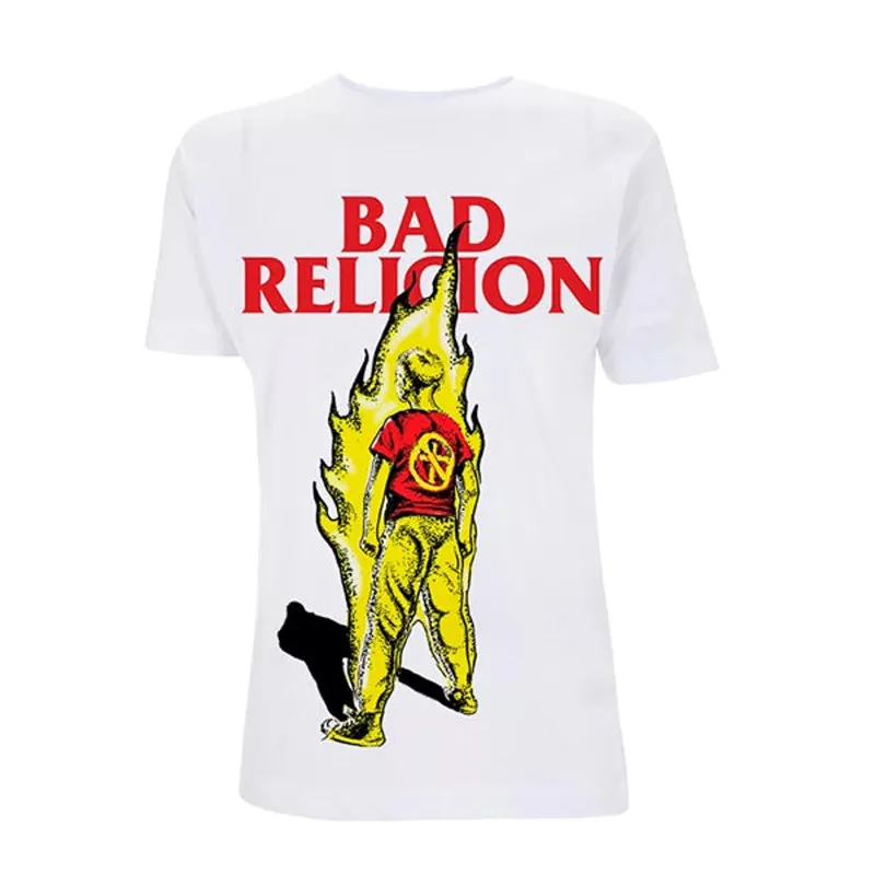 Sommer 1980 Bad Religion Band PUNK Hardcore Punk Red American Retro Rock Kurzarm-T-Shirt