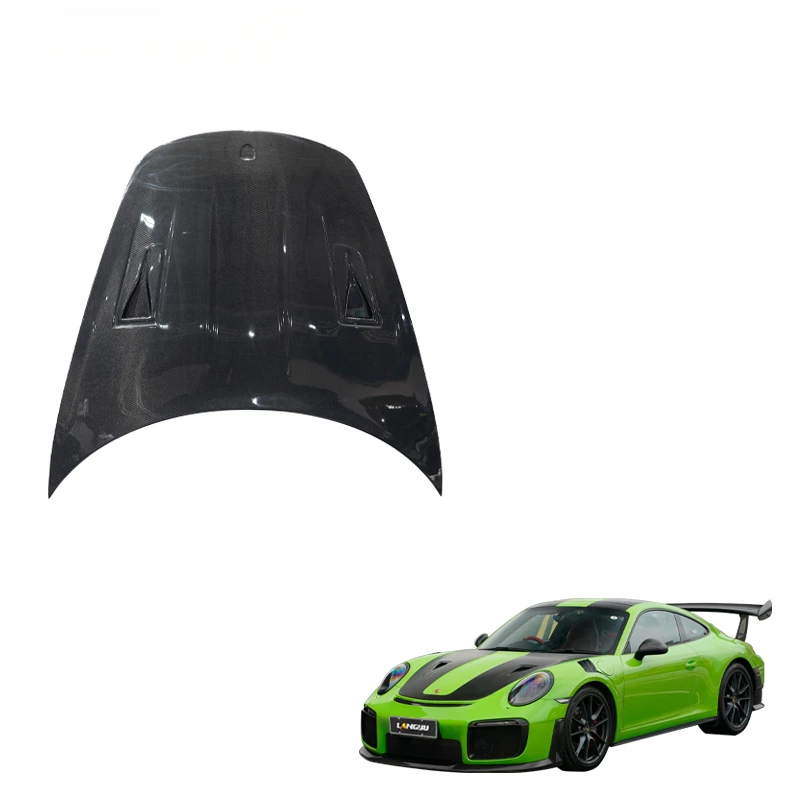 Verstärkte Auto-Außenzubehörteile 718 981 982 991 991.1 991.2 GT4RS Carbon-Faser Fronthaube Boxster Cayman Motorhaube Image