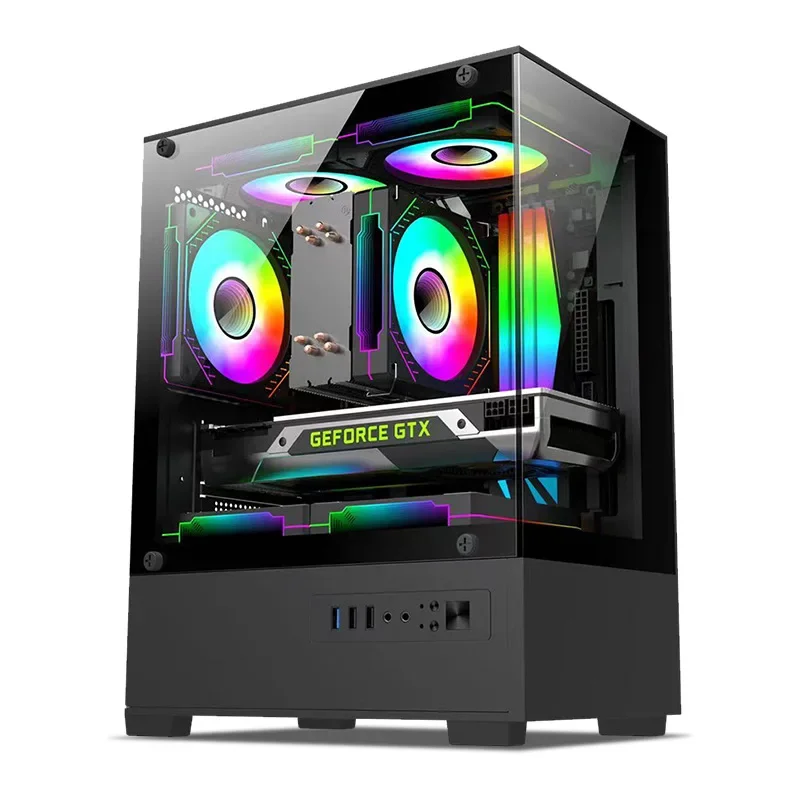 Desktop-Computer der 13. Generation mit Core i9-13900 Prozessor, 5060Ti Grafikkarte, einzigartigem Display, geeignet für Büro und Spiele.