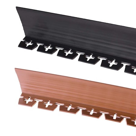 VALLEY VIEW INDUSTRIES NDETC-20MC Tall No Dig Innovative Edging, 20 Feet Black