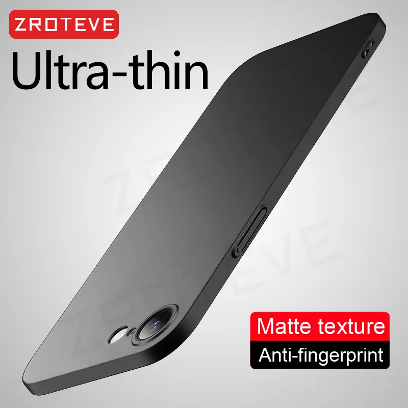 Coque ZROTEVE fine et mate en PC rigide pour iPhone 17e, iPhone 16e, iPhone 16 Plus, iPhone 17 Pro Max, iPhone 17 Air