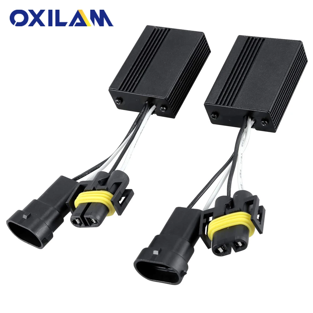 2 pezzi H7 H4 H8 H9 H11 H1 9005 HB3 9006 HB4 9012 resistenza di carico decodificatore Canbus per lampadine fendinebbia per fari a LED per auto