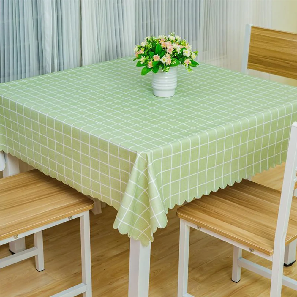 VMLY Wasserdichte Ölbeständige Tischdecke Abwischbare Tischauflage für Esstisch Couchtisch Quadratisch Rechteckig