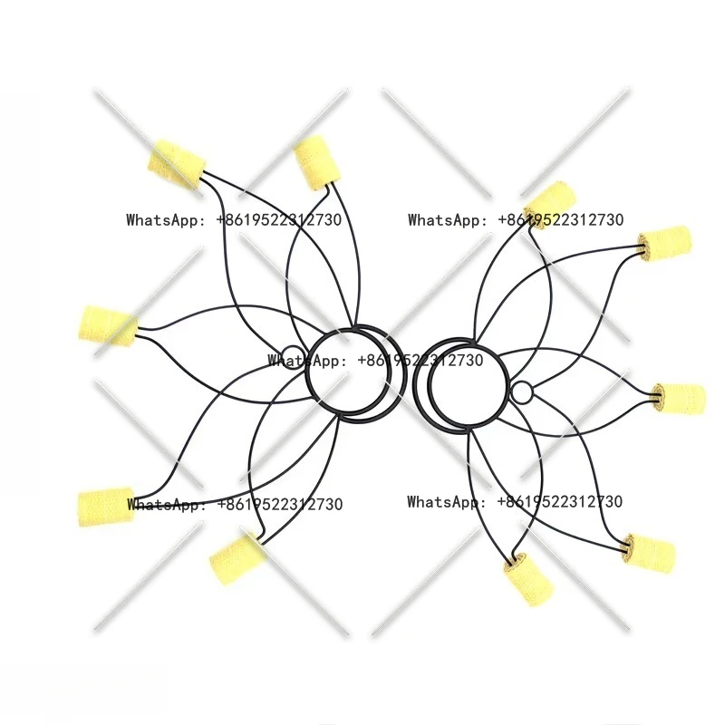 Feuerventilator, 5-adriger Feuerventilatorrahmen mit genähtem, leichtem Feuerübungsventilator Image