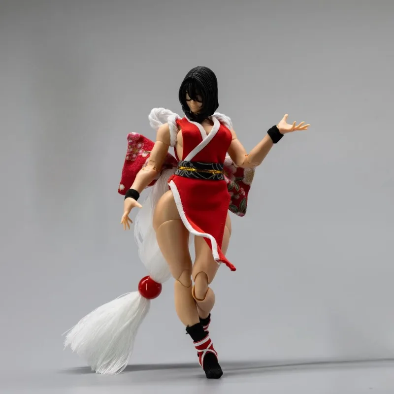 Vorverkauf im Maßstab 1:12, weiblicher Soldat, roter Kimono, Kleidung, Anzug, Zubehör, passend für 6'' FURY Toys Actionfiguren, Körpermodell Image