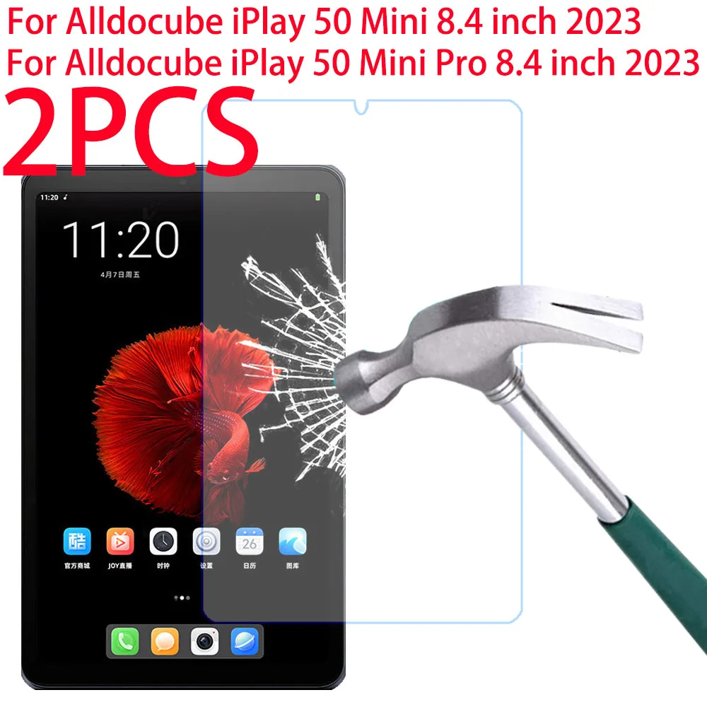 2PCS 9H Gehärtetem Glas Screen Protector Für Alldocube iPlay 50 Mini 8,4 zoll 2023 Tablet Schutz Film Für iPlay50 mini Pro