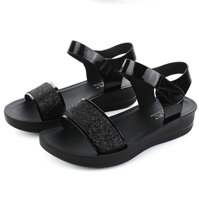 2023 sandali estivi nuovo studente scarpe Casual da donna donna piatto selvaggio donne incinte scarpe comode con suola morbida sandali da spiaggia scarpe da donna sandali donna estivi scarpe tacco