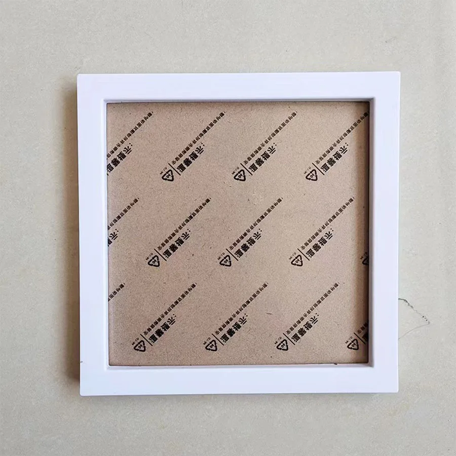 Cornice decorativa con diamanti a tema cartone animato 18x18cm, cornice rettangolare, cornice in plastica per foto, regalo artistico