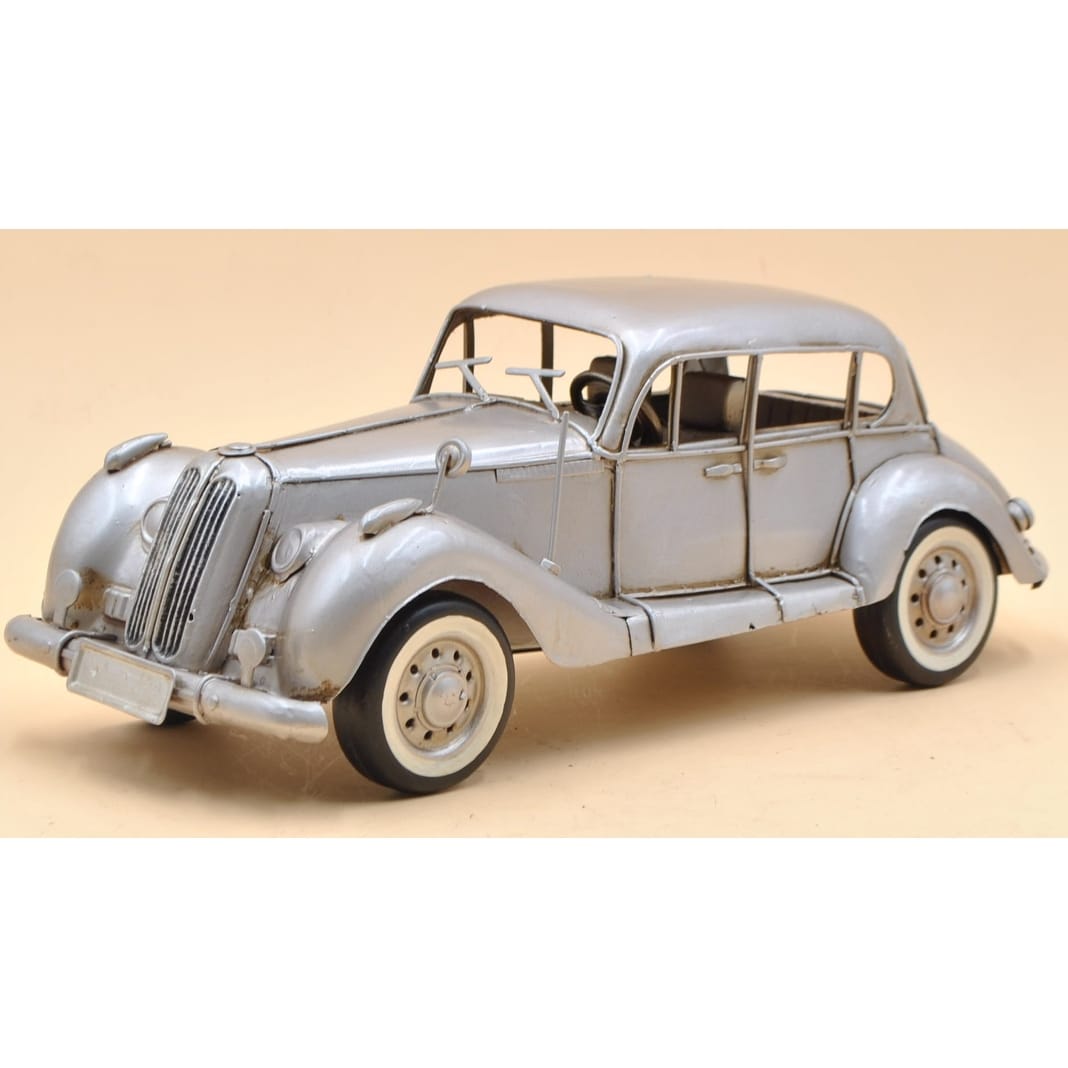 Silver Bmw 328 Roadster 1930S 1940S Automobile Classic Model Car Die Cast