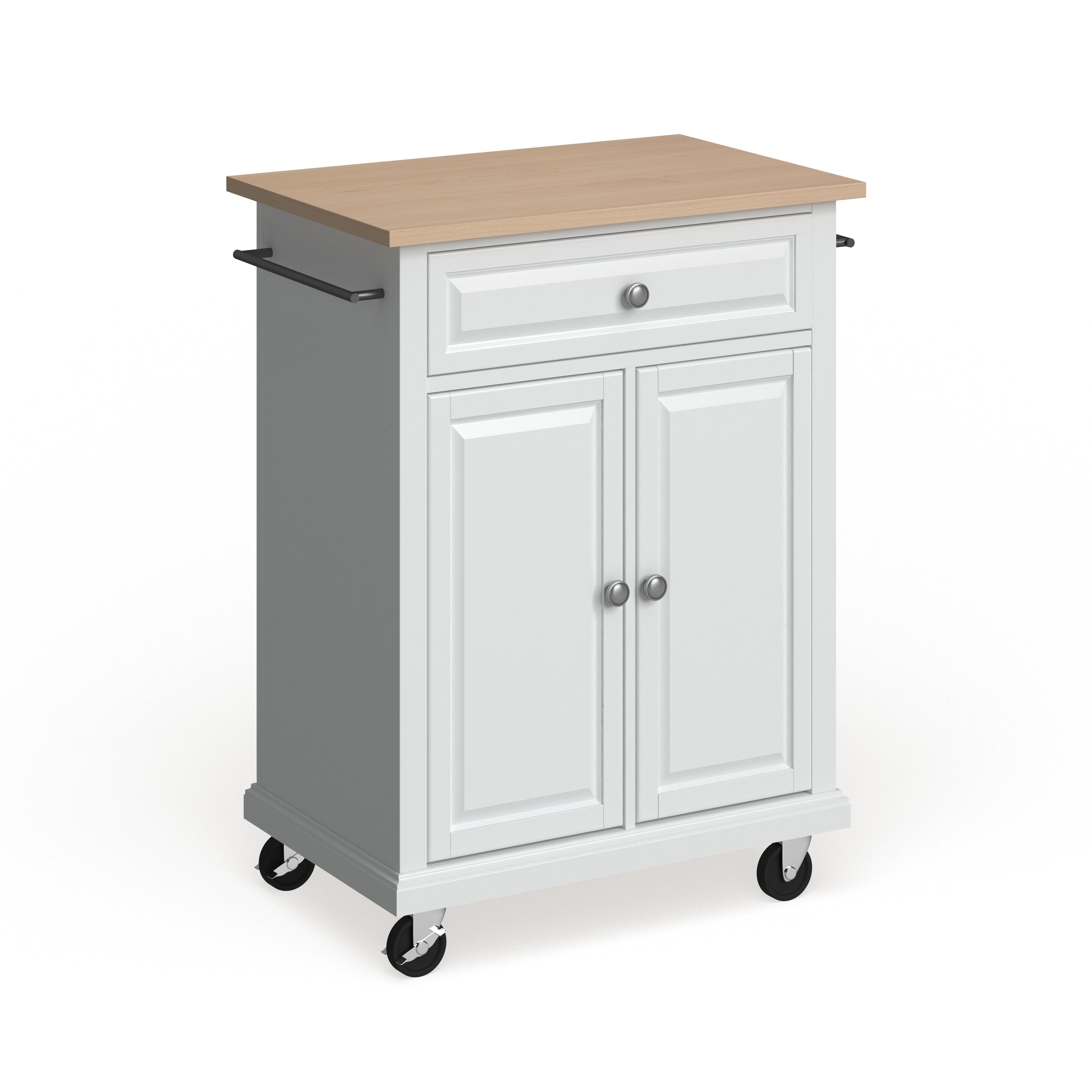 Crosley Compact Wood Top Kitchen Cart - 31"W x 18"D x 35.5"H