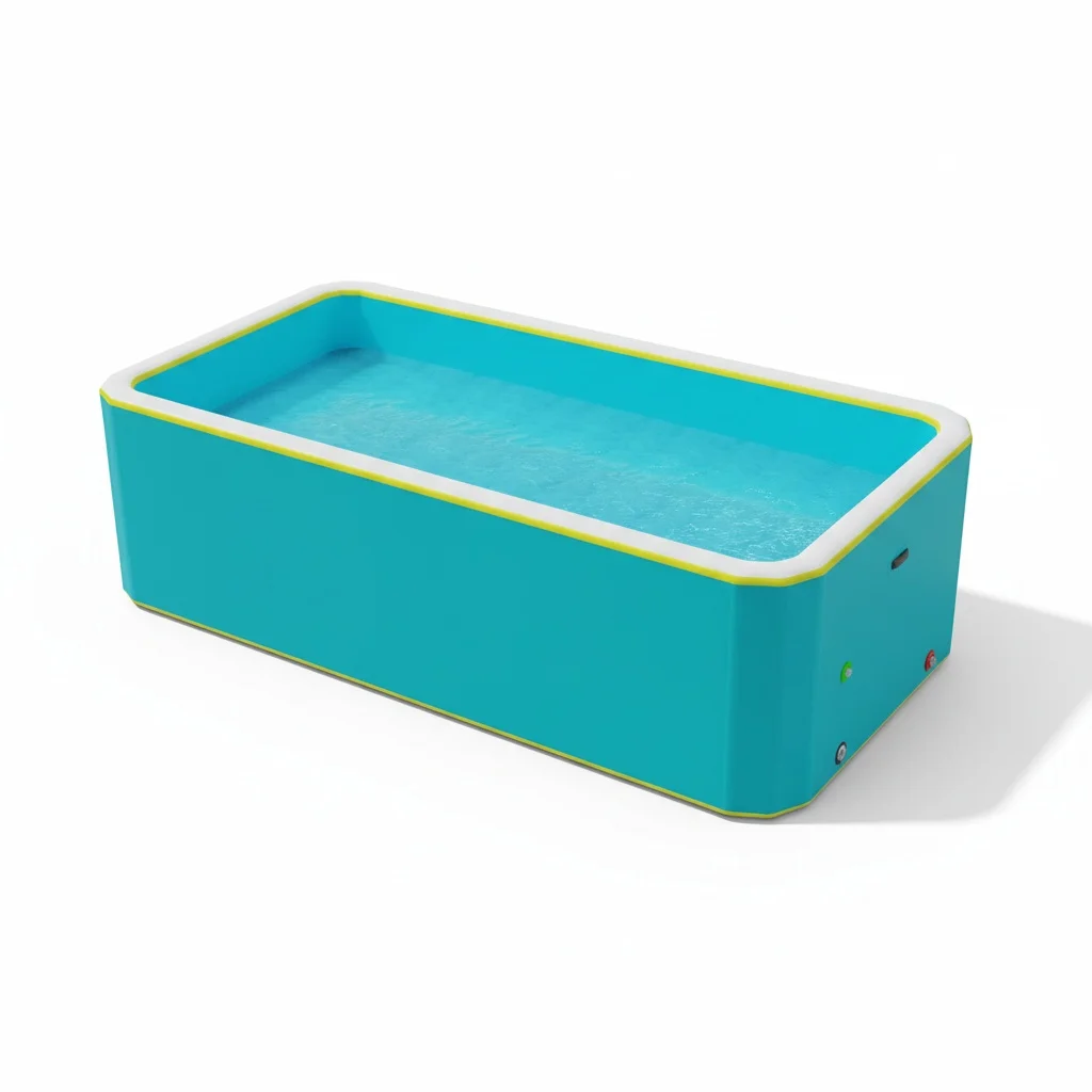 Piscine gonflable, piscine Drop-Stitch 4 x 3 x 1,5 m, piscine hors sol portable très résistante, épaisseur de 6 pouces, piscine familiale