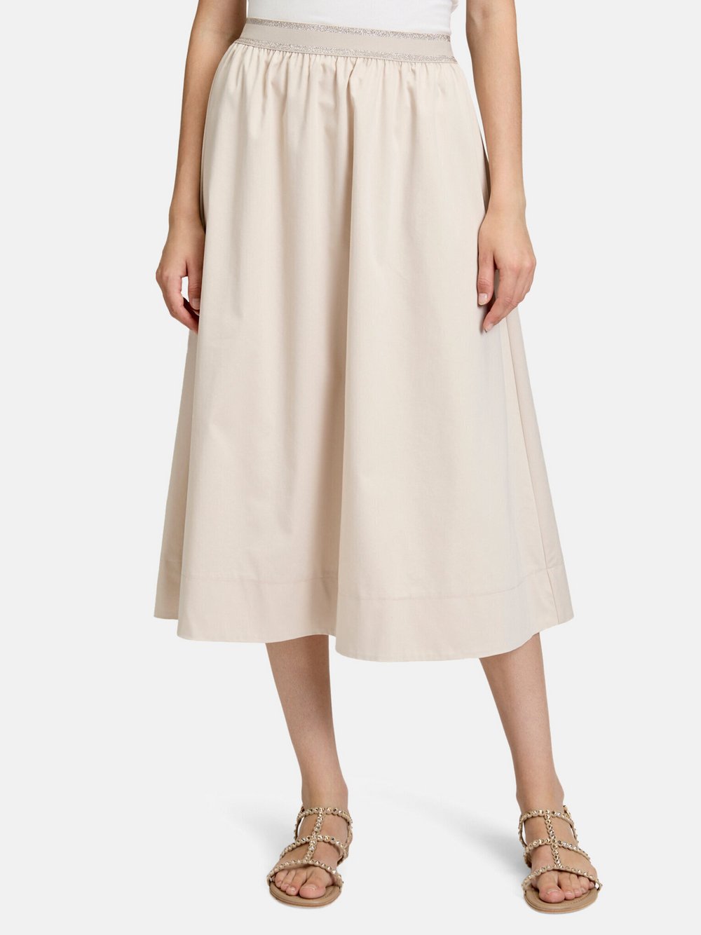 Betty & Co Midirock Damen beige, 34