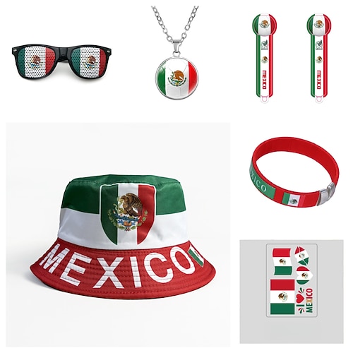 Fußball-Weltmeisterschaft 2026 Mehre Accessoires Fussball American Football Kinder Erwachsene Unisex Lässig Spiel Fußballspiel Verkleiden Image