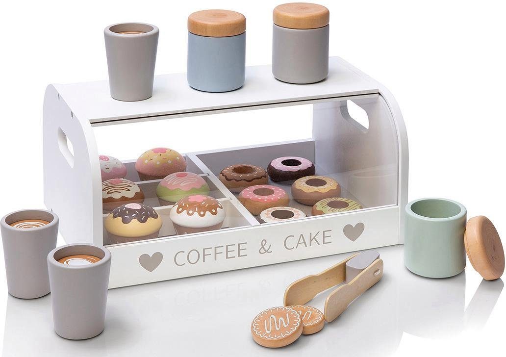 Kaufladensortiment MUSTERKIND "Coffe & Cake Box, Vanilla", bunt, Kaufladensortimente, Kinder, Holz Image