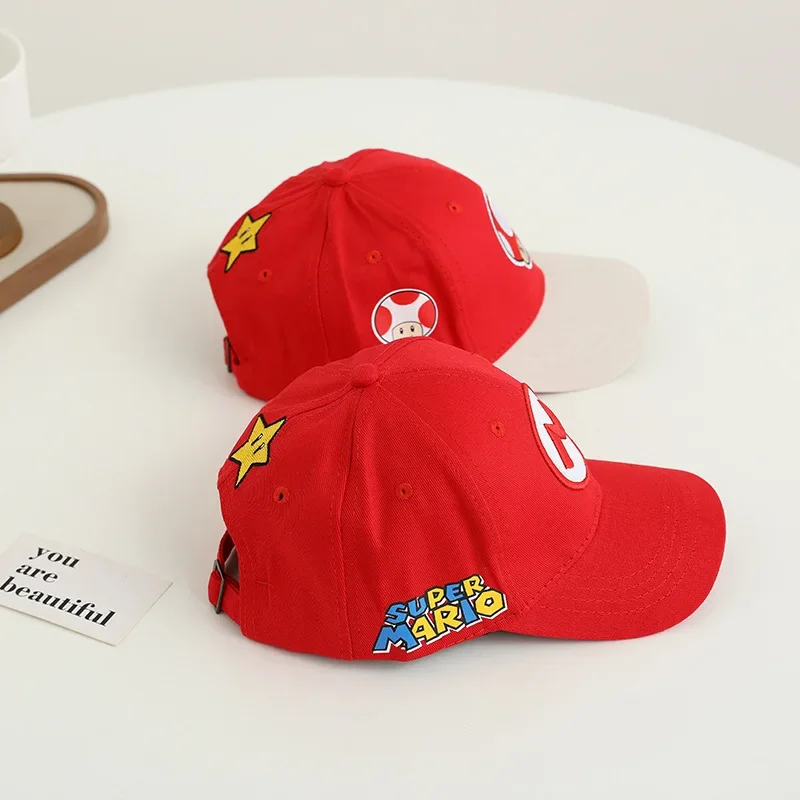 Cappellini da Baseball per Bambini di Super Mario Bros, Cappelli da Sole con Personaggi Anime Bowser, Luigi, Yoshi, Cappelli Hip Hop Regolabili con Cartoni Animati