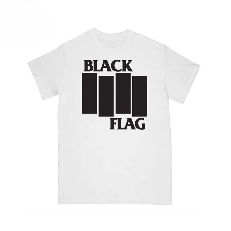 Black Flag American Pure Punk Rock Band Lässiges T-Shirt für Herren und Damen, Luxusmarke Image