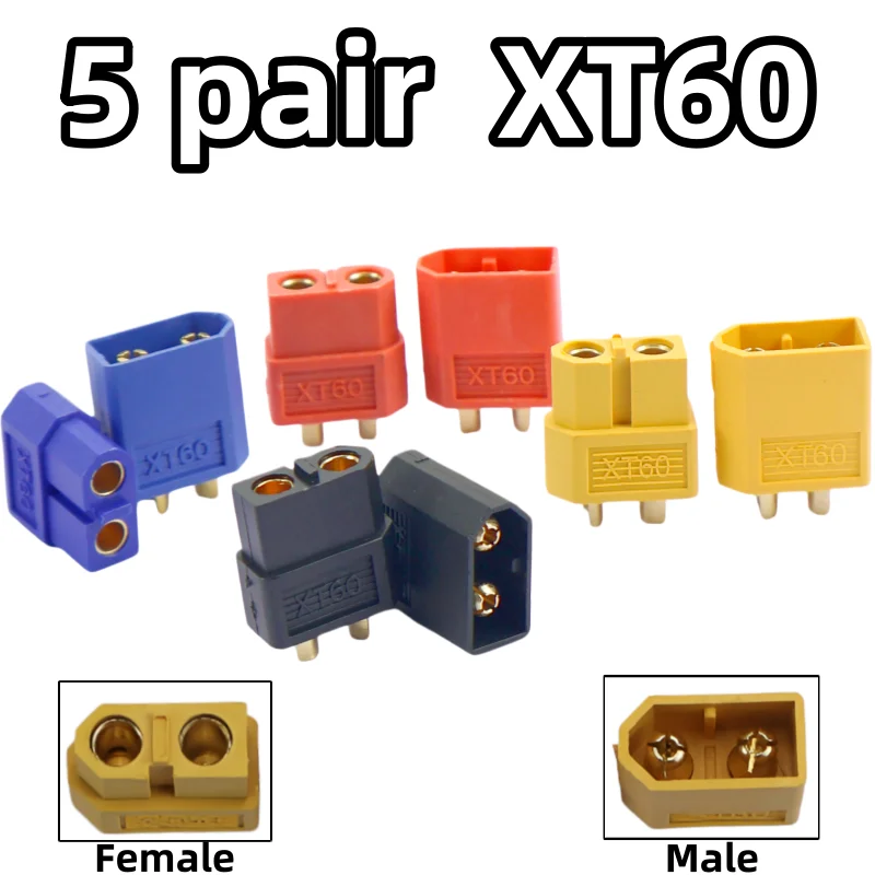 XT-Serie XT60 Stecker und Buchse Bullet-Verbinder Bullet-Schweißanschluss Geeignet für RC Lipo Akku Wasserdichter Anschluss Image