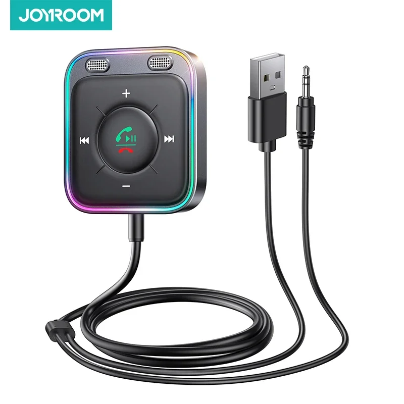 Joyroom CB3 Bluetooth 5.4 Auto-Adapter, verbesserter kabelloser Empfänger, Dual-Mikrofone, Auto-Audio-Stereo-Rauschunterdrückung für Fahrzeuge Image