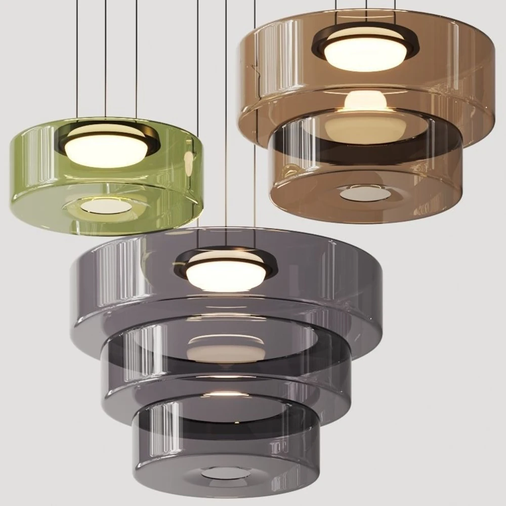Moderne LED Glas Pendel leuchte nordische Küchen insel Pendel leuchte für Wohnzimmer Schlafzimmer Shop einfache Esstisch Hängelampe