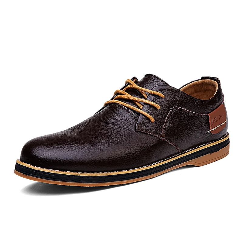 Neue Frühling Herbst Mode Männer Schuhe Männer Leder Oxfords Schuhe Casual Lace-up Formale Business Hochzeit Kleid Schuhe große Größe 38-48