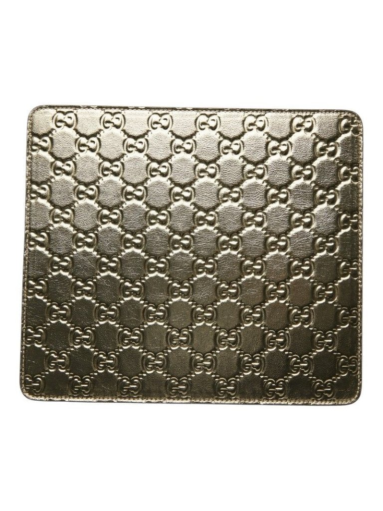 Gucci Accents | Guccissima Gg Logo Mouse Pad Computer Pc Interior | Color: Green | Size: Os