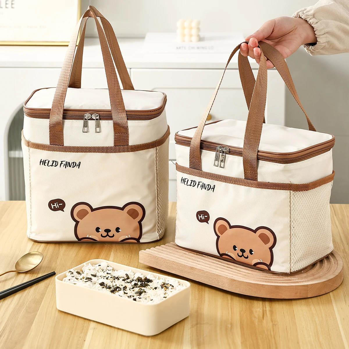 WORTHBUY Borsa termica portatile borsa termica impermeabile di grande capacità borsa termica da campeggio borsa da Picnic Bento borse termiche per la conservazione degli alimenti