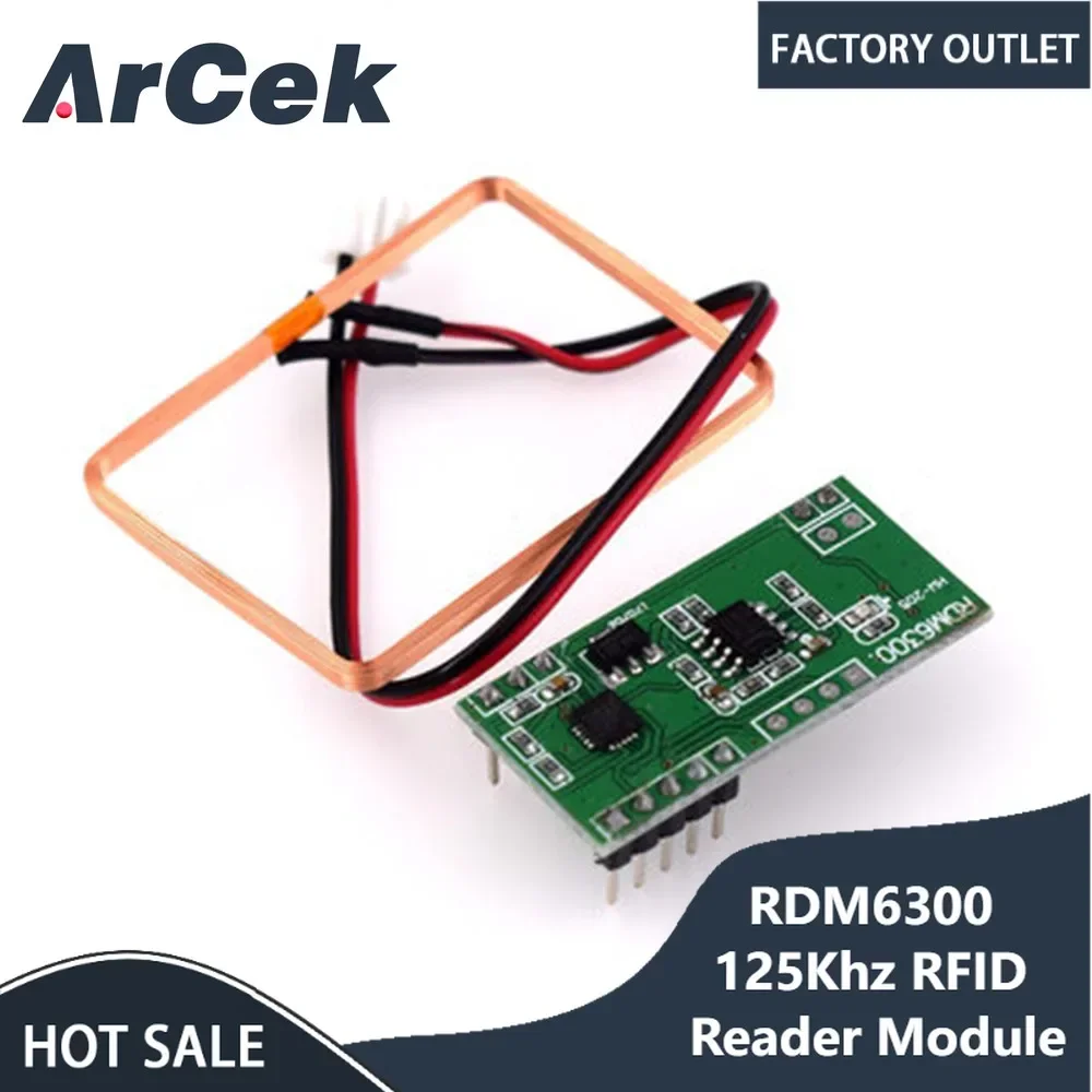 Rdm6300 125kHz rfid-Lese modul DC 5V rdm630 uart Ausgangs zugriffs kontroll system für Arduino DIY Kit Image