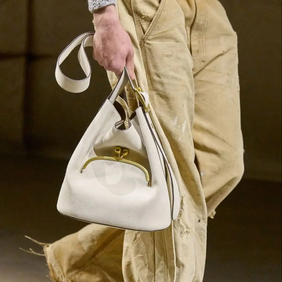 Geräumige Pendler-Tragetasche, hochwertige Handtasche aus weichem Leder, modische Reise-Umhängetasche für Damen, Bucket-Handtasche Image