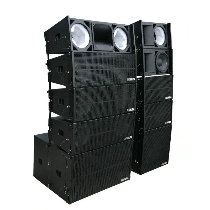 Birkenholz-Splintbox 10 Zoll 12 Zoll Großer Performance Line Array Lautsprecher Birkenholz-Splint Line Array Leere Lautsprecherbox Image