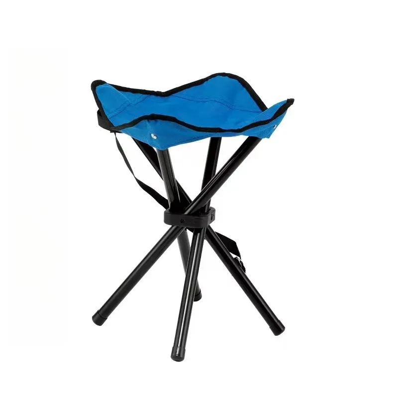 Heiß! Klappbarer tragbarer dreieckiger Hocker für Camping und Angeln, dicker und bequemer Mini-Hocker für Outdoor-Wanderungen, Strandstuhl.