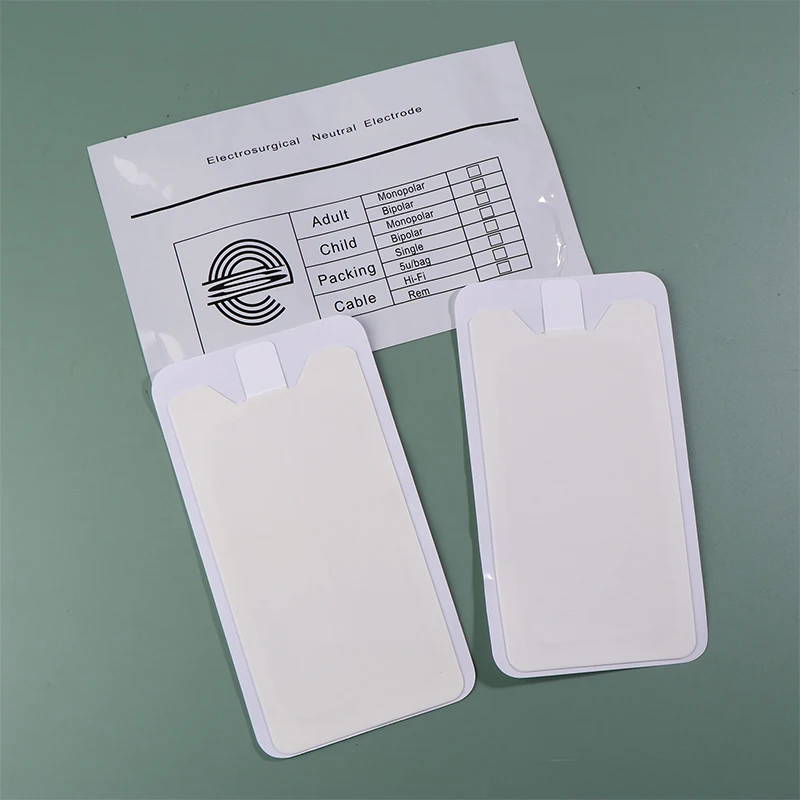 Einweg-Neutralplatten-Elektrodenpflaster, Hochfrequenz, Unipolar/Bipolar, Selbstklebend, EO-sterilisiert Image