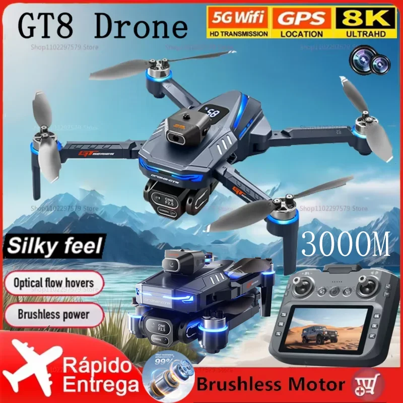 GT8 MAX Drone 2,4G 5G GPS Professionelle 8K HD Luftaufnahmen Fernbedienung Flugzeug HD Dual Kamera quadcopter junge Spielzeug Geschenke
