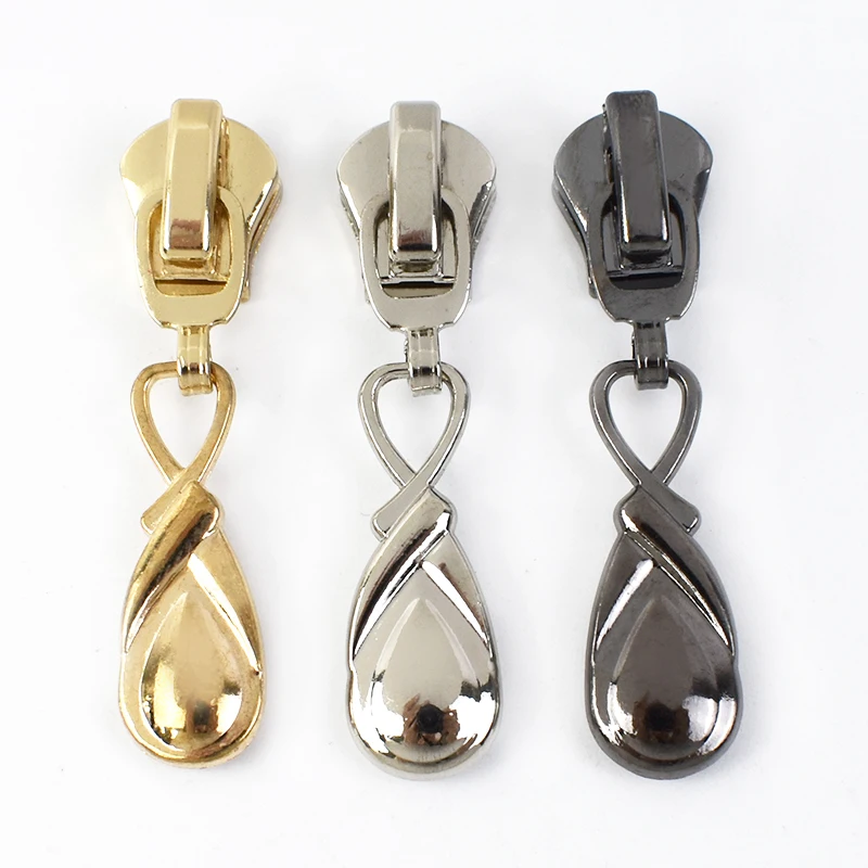 Deepeel ZT601 5 # accessori per cerniera per bagagli cappotto per abbigliamento cursore per cerniera estrattore per cerniera in Nylon metallico