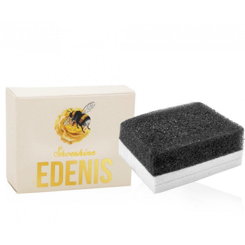 Edenis 500 Stück. Schuhputzschwamm mit Flügeln für besseren Halt. Praktisch und komfortabel, ideal für eine schnelle und effektive Anwendung. Image