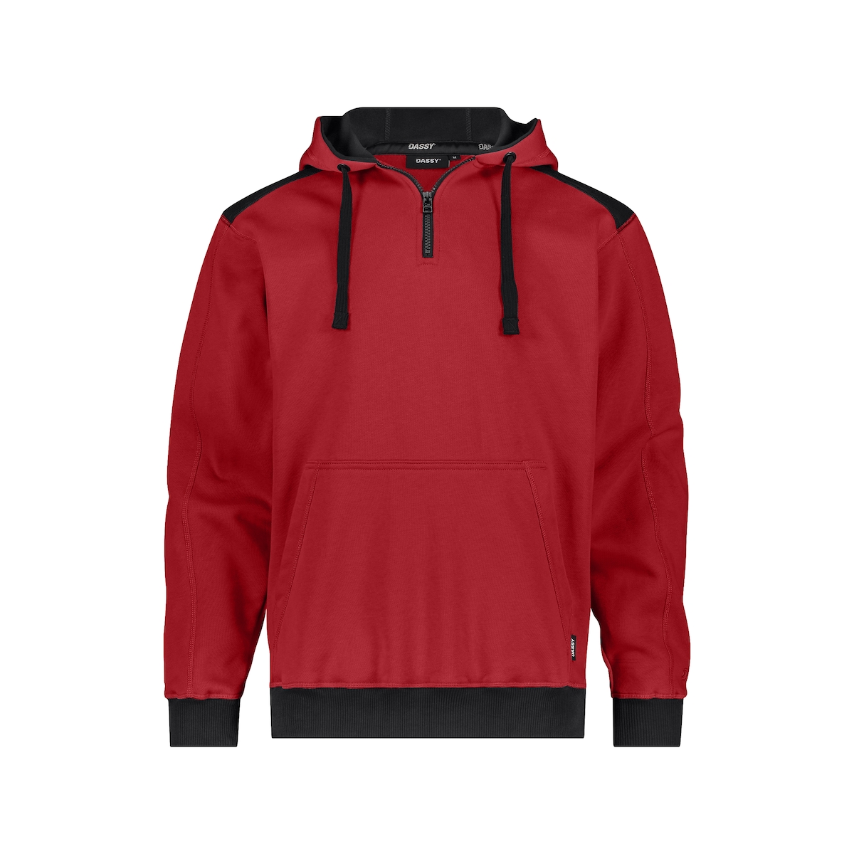 DASSY® Indy Next Kapuzensweatshirt rot/schwarz XL Image