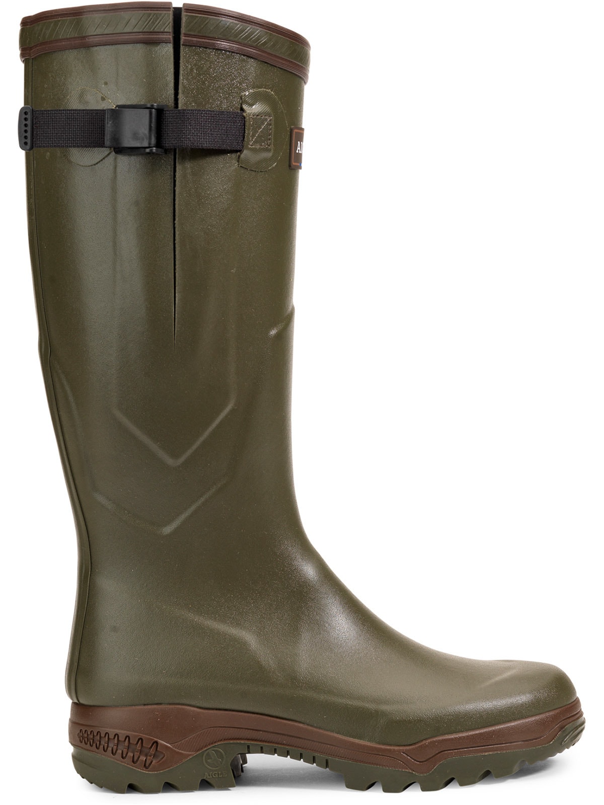Gummistiefel AIGLE "Parcours Vario 2", Damen, Gr. 46, kaki, Obermaterial: 100% Gummi rubber., Schuhe Gummistiefel