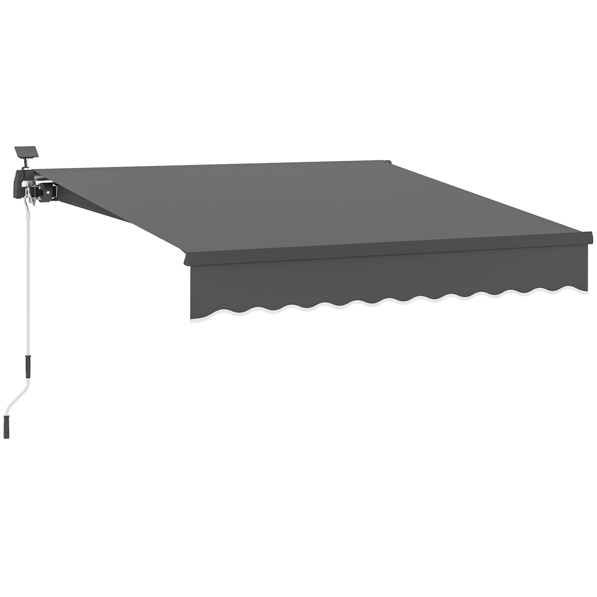 Outsunny-Klemmmarkise-295L x 250B x 150H cm-Grau Image
