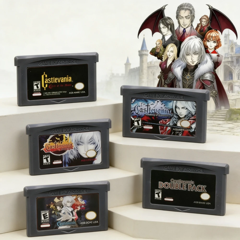 Cartouche de jeu vidéo Castlevania GBA, série de jeux vidéo, console de jeu 32 bits, carte mémoire Asia of Sorrow Dissonance pour GBASP NDSL