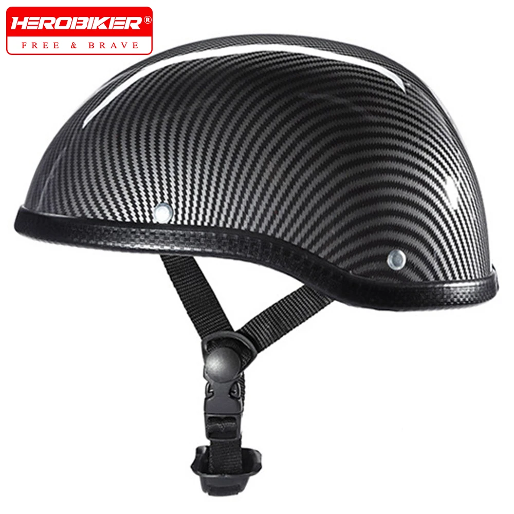 Casque de Moto Moto été élégant Desige demi-casques équitation Casco Moto casques Moto Scooter croisière casque de Moto