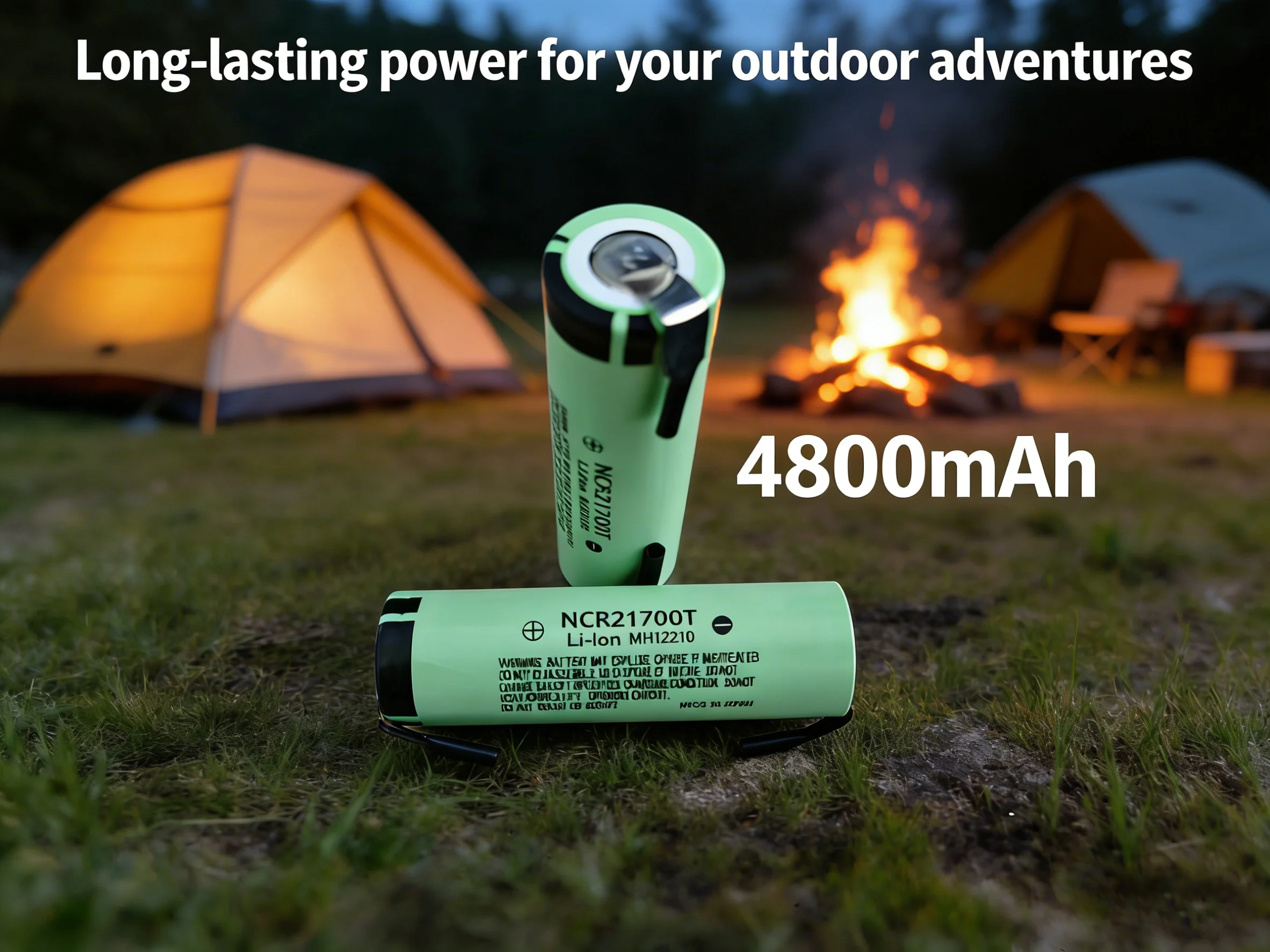 100 % Original K21700 NCR21700T Lithium-Akku, wiederaufladbar, 4800 mAh, 3,7 V, 40 A, Hochentladungsakku, Li-Ionen-Akku mit hohem Entladestrom Image